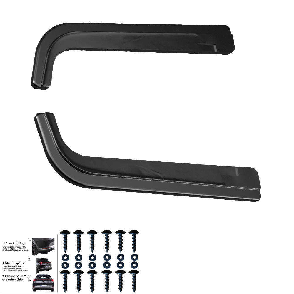 Rear Side Splitters Uyumlu VW VOLKSWAGEN Transporter T6 / T6.1 2015-2021