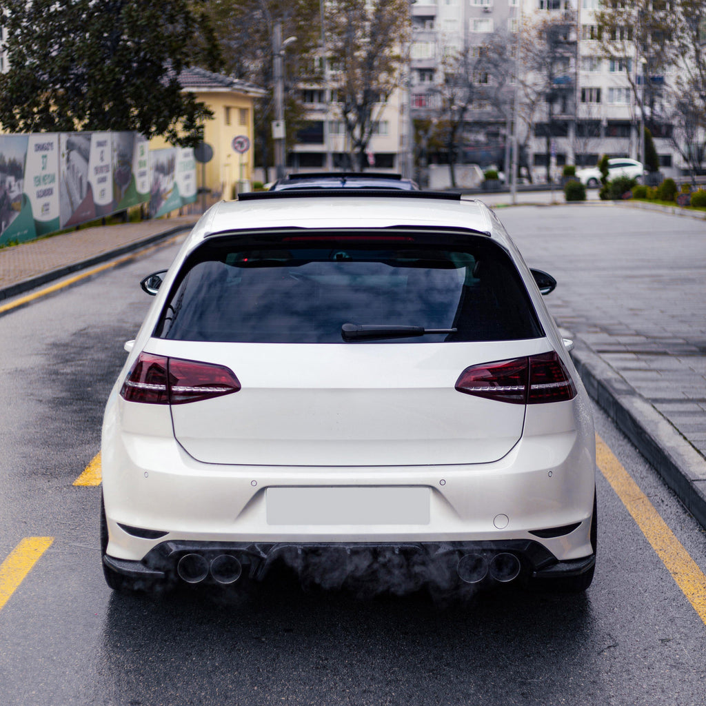 Rear Side Splitters Uyumlu VW VOLKSWAGEN Golf MK7 R 2013-2016 v2