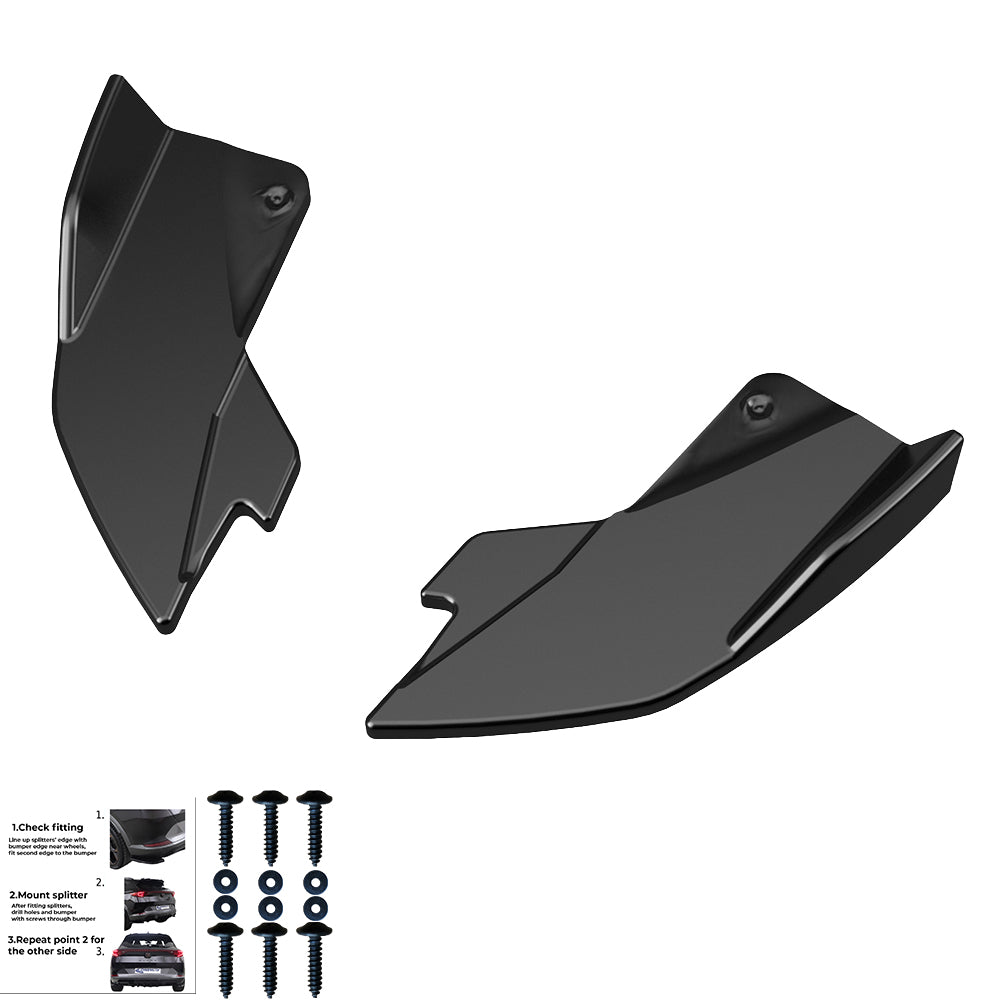 Rear Side Splitters Uyumlu CUPRA Formentor 2020+ v2