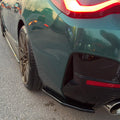 Rear Side Splitters Uyumlu BMW 4 Series M-Pack i4 G26 2021+