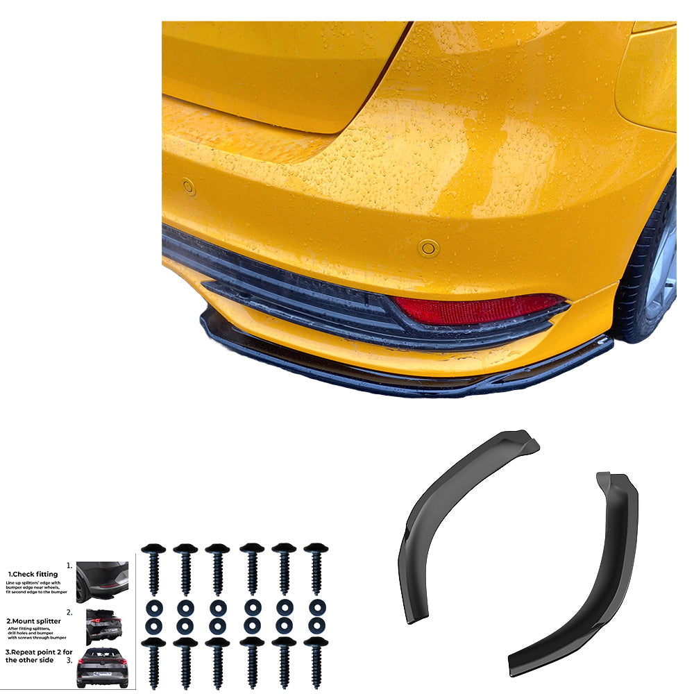 Rear Side Splitters Uyumlu FORD Focus ST MK3 Makyajlı Kasa 2015-2018