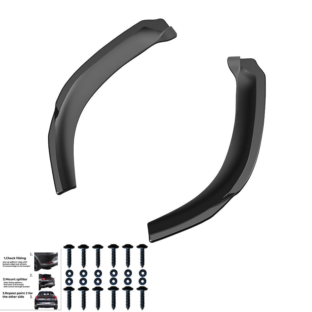 Rear Side Splitters Uyumlu FORD Focus ST MK3 Makyajlı Kasa 2015-2018