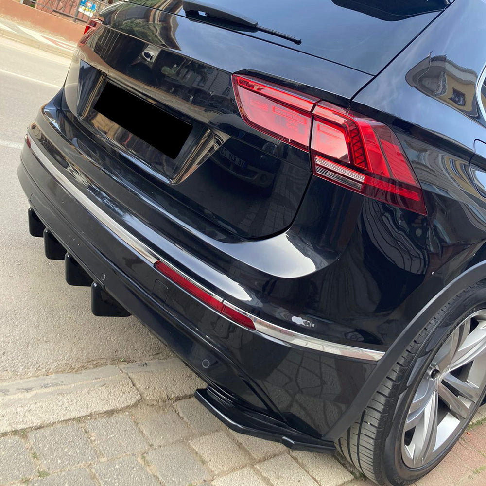 Rear Side Splitters Uyumlu VW VOLKSWAGEN Tiguan MK2 Standart / R-Line 2015-2020