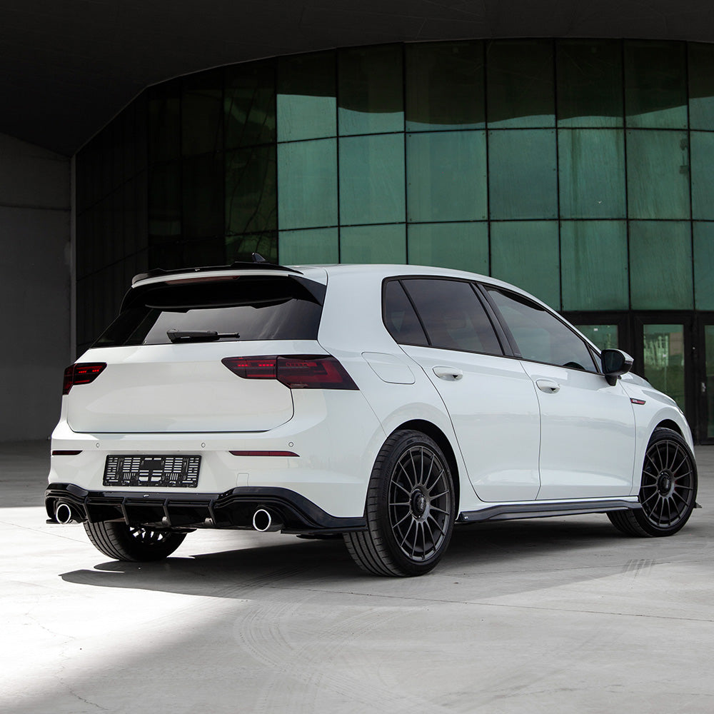Rear Side Splitters Uyumlu VW VOLKSWAGEN Golf MK8 GTI 2020+