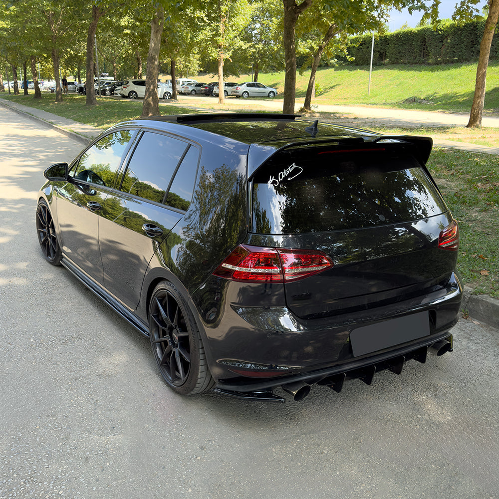 Rear Side Splitters Uyumlu VW VOLKSWAGEN Golf MK7 GTI 2013-2016
