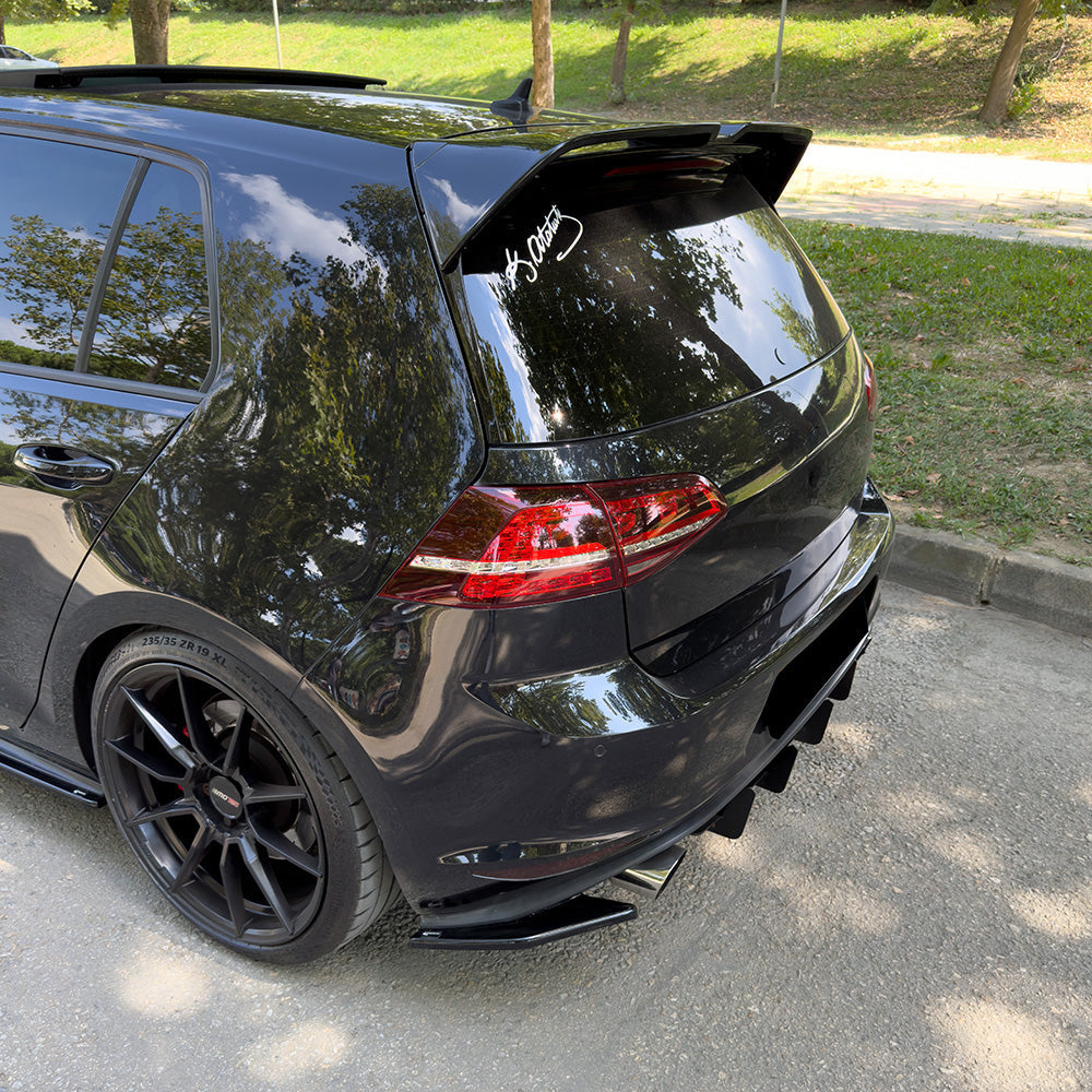 Rear Side Splitters Uyumlu VW VOLKSWAGEN Golf MK7 GTI 2013-2016