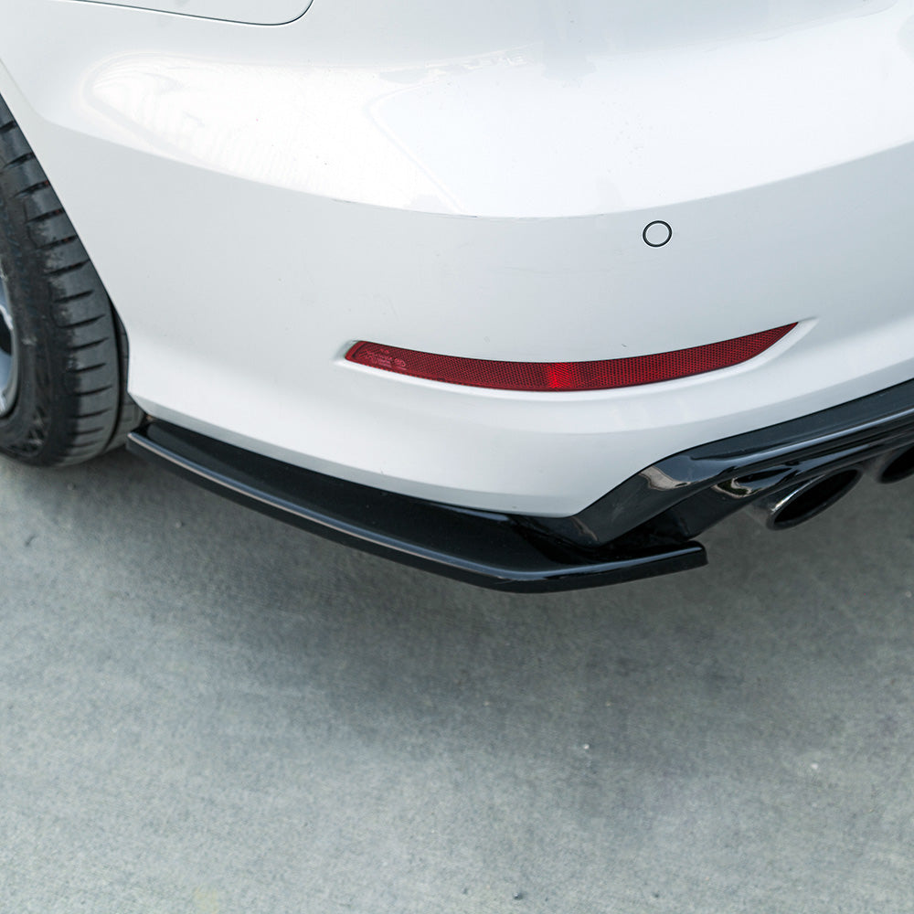 Rear Side Splitters Uyumlu AUDI S3 8V Sedan 2013-2016