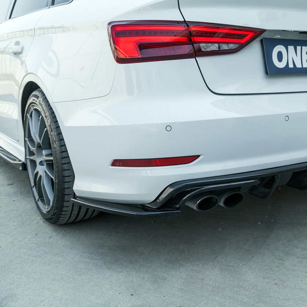 Rear Side Splitters Uyumlu AUDI S3 8V Sedan 2013-2016