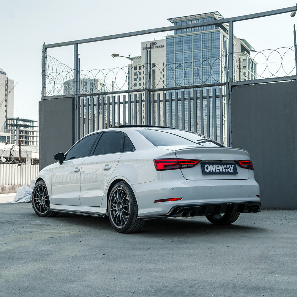 Rear Side Splitters Uyumlu AUDI S3 8V Sedan 2013-2016