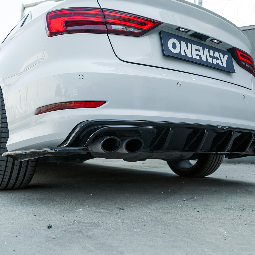 Rear Side Splitters Uyumlu AUDI S3 8V Sedan 2013-2016