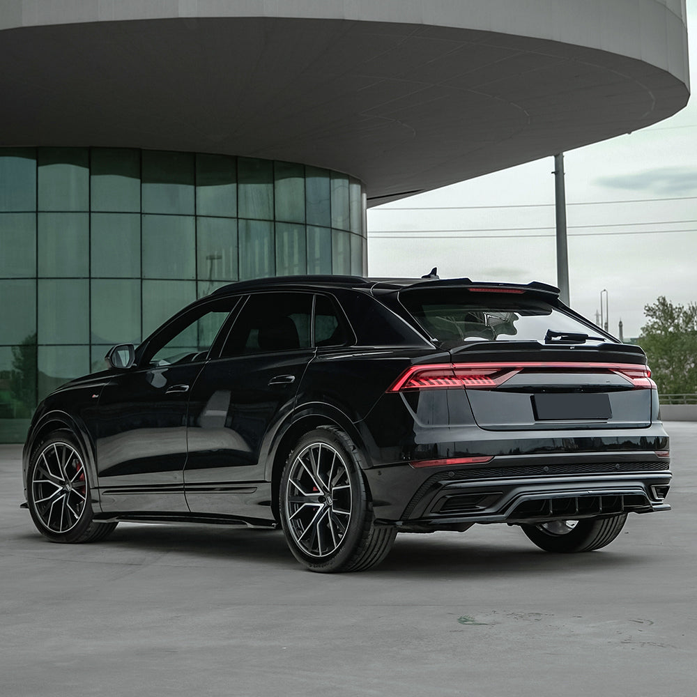 Rear Center Splitter Uyumlu AUDI Q8 S-Line MK1 2018-2023