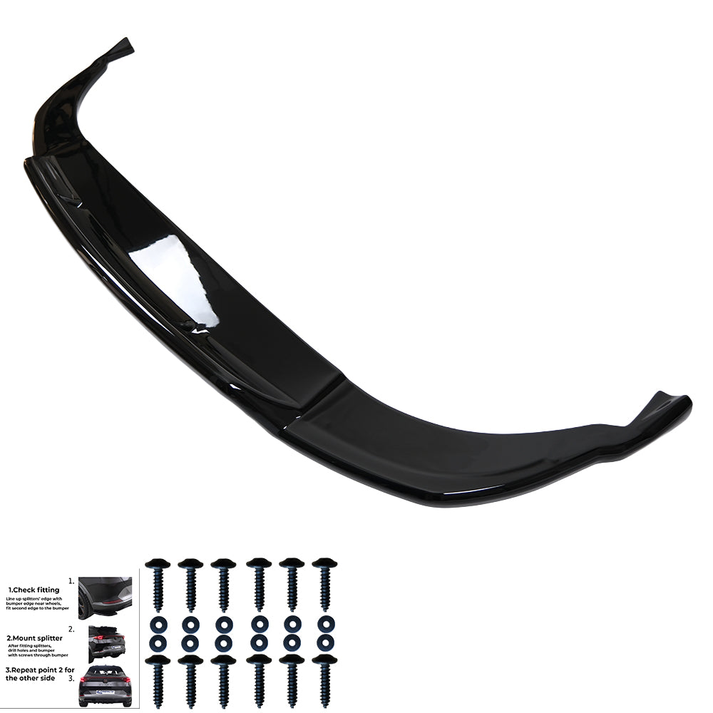 Rear Center Splitter Uyumlu AUDI Q8 S-Line MK1 2018-2023