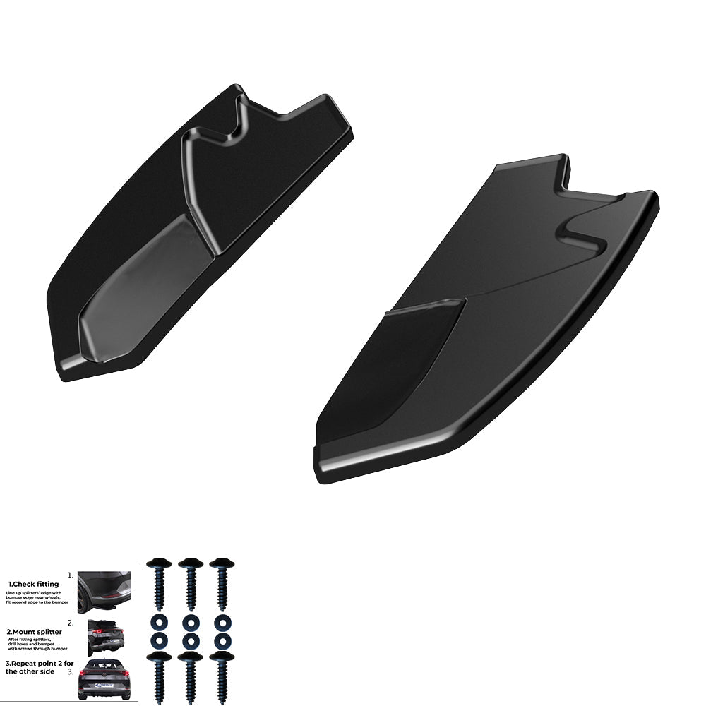 Rear Side Splitters Uyumlu ALFA ROMEO Giulietta 2010-2020