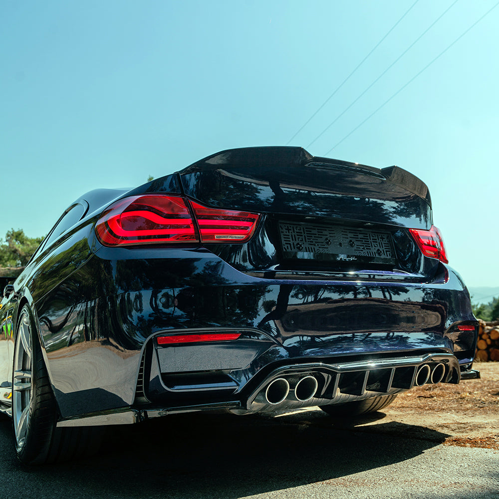 Rear Side Splitters Uyumlu BMW M4 F82 2014-2021