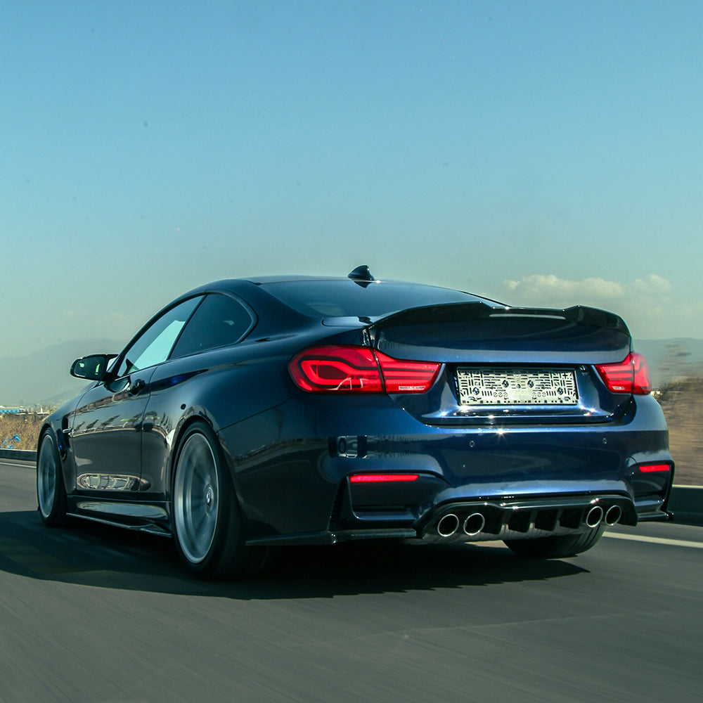 Rear Side Splitters Uyumlu BMW M4 F82 2014-2021