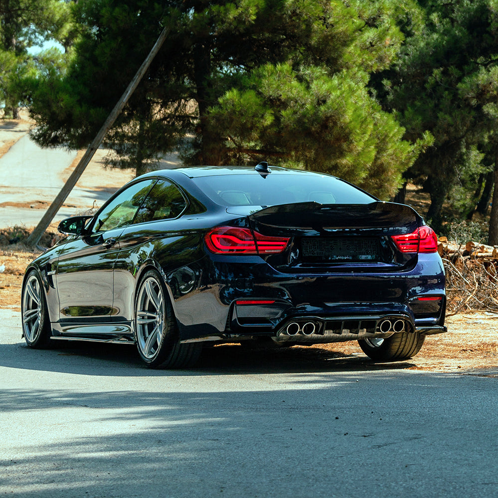 Rear Side Splitters Uyumlu BMW M4 F82 2014-2021