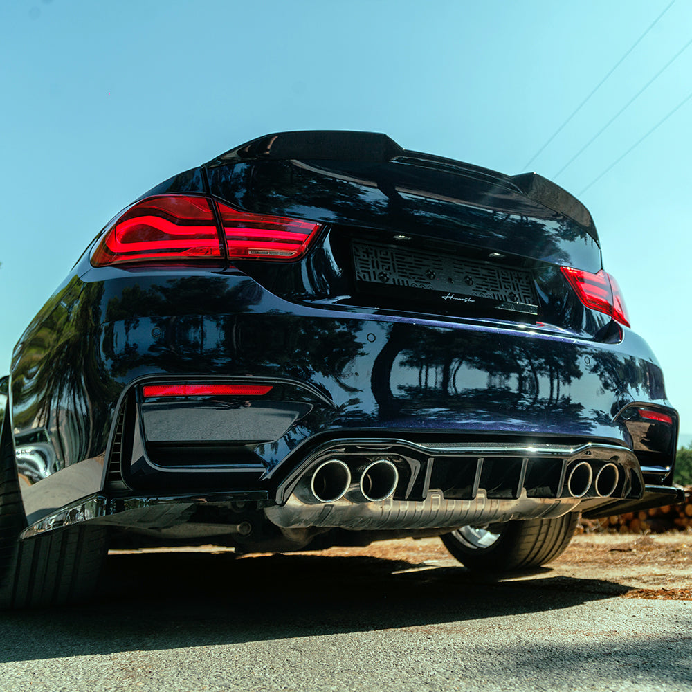 Rear Side Splitters Uyumlu BMW M4 F82 2014-2021