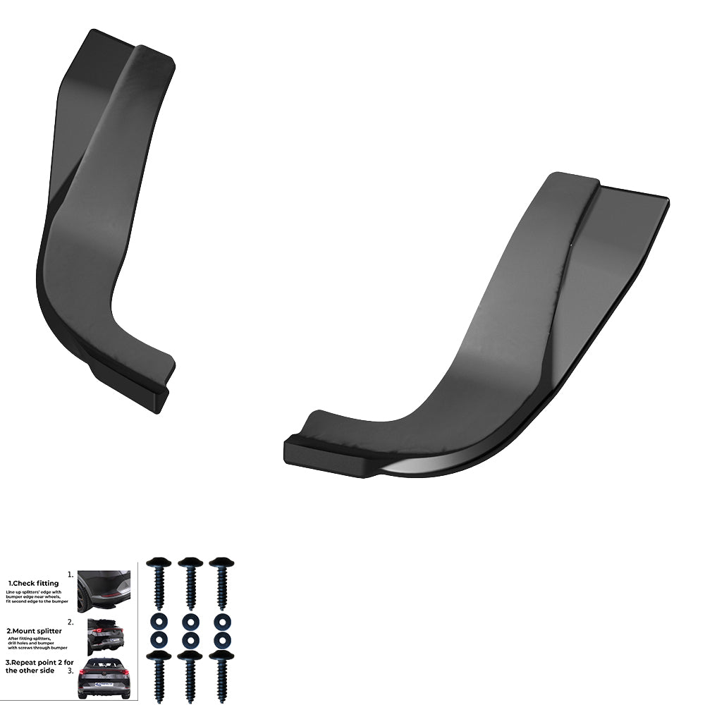 Rear Side Splitters Uyumlu HYUNDAI I20 N MK3 2020+