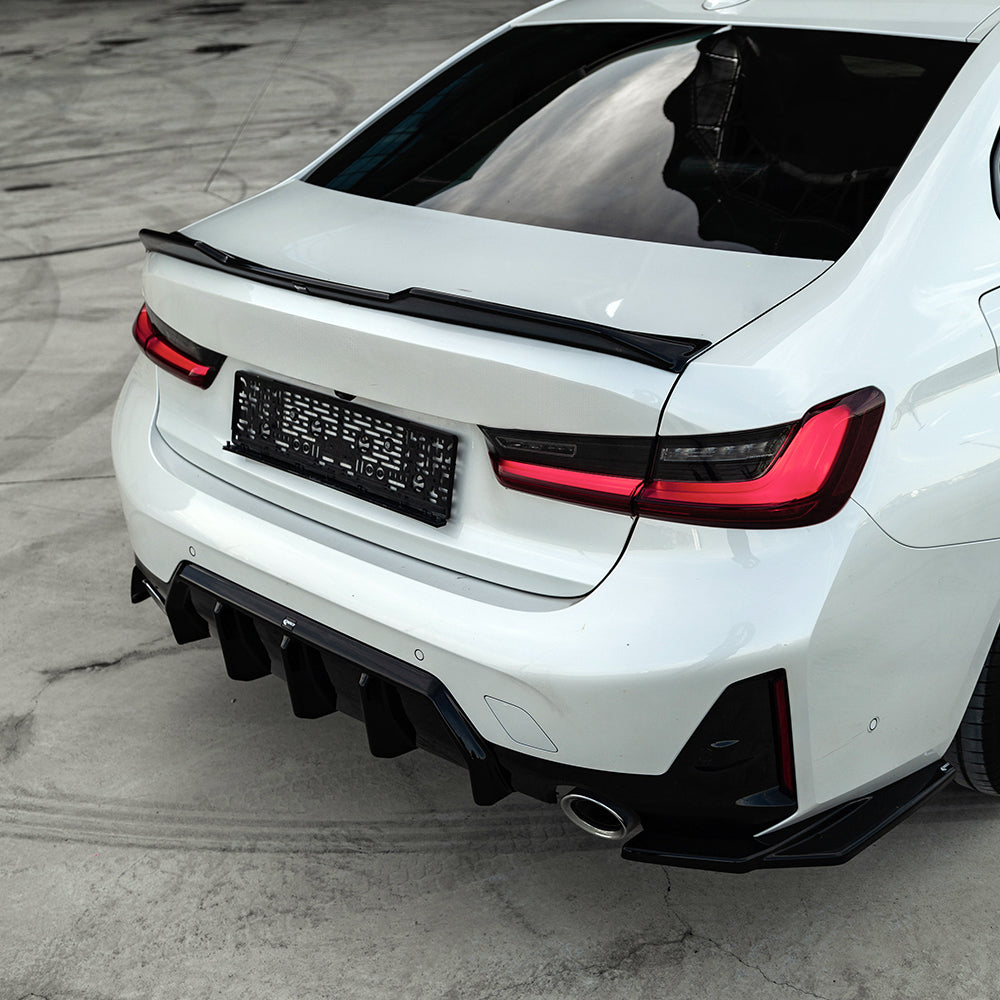 Rear Side Splitters Uyumlu BMW 3 Series M-Pack G20 / G21 Makyajlı Kasa 2022+