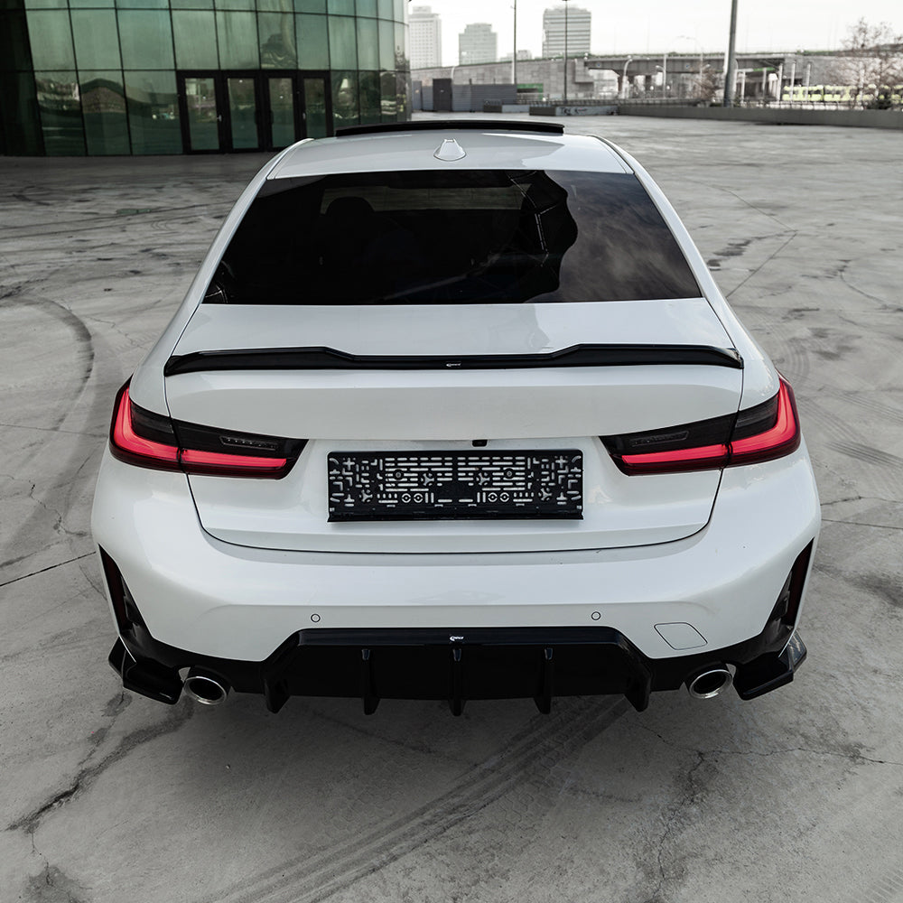 Rear Side Splitters Uyumlu BMW 3 Series M-Pack G20 / G21 Makyajlı Kasa 2022+