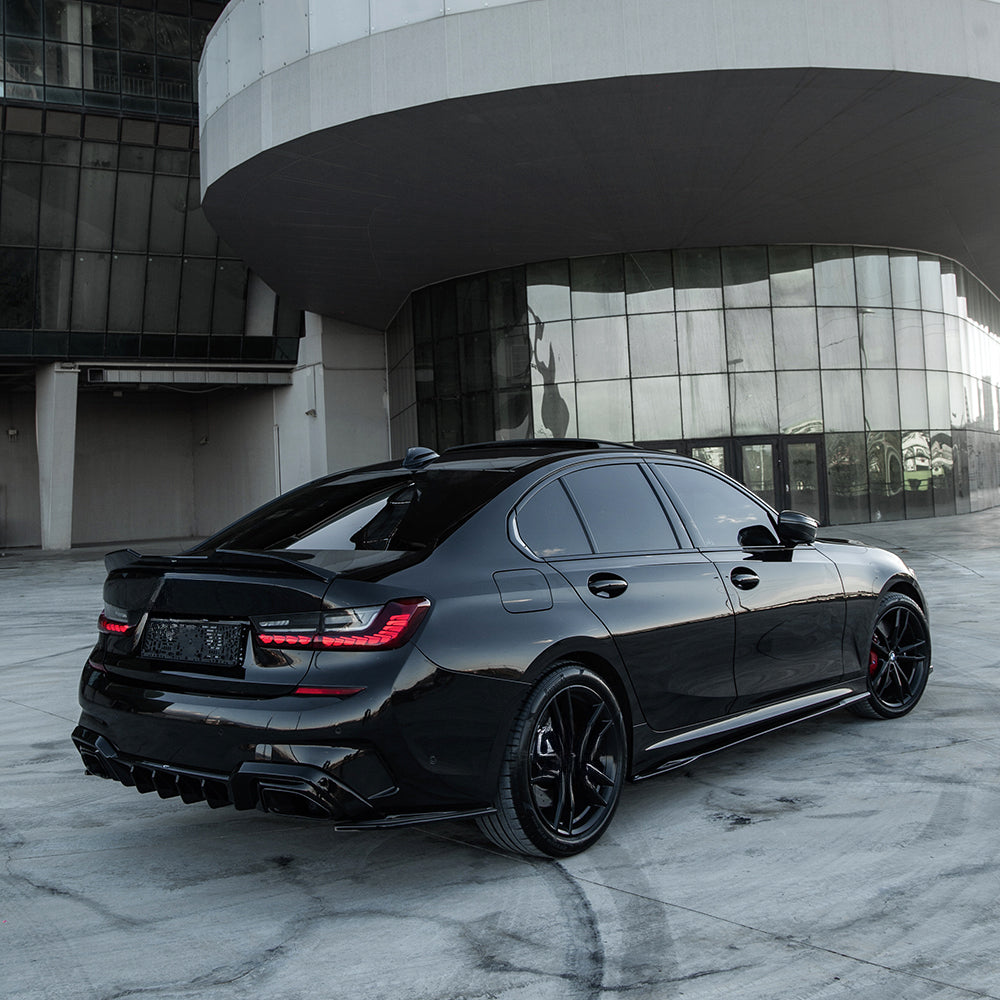 Rear Side Splitters Uyumlu BMW 3 Series M-Pack G20 / G21 2018-2022