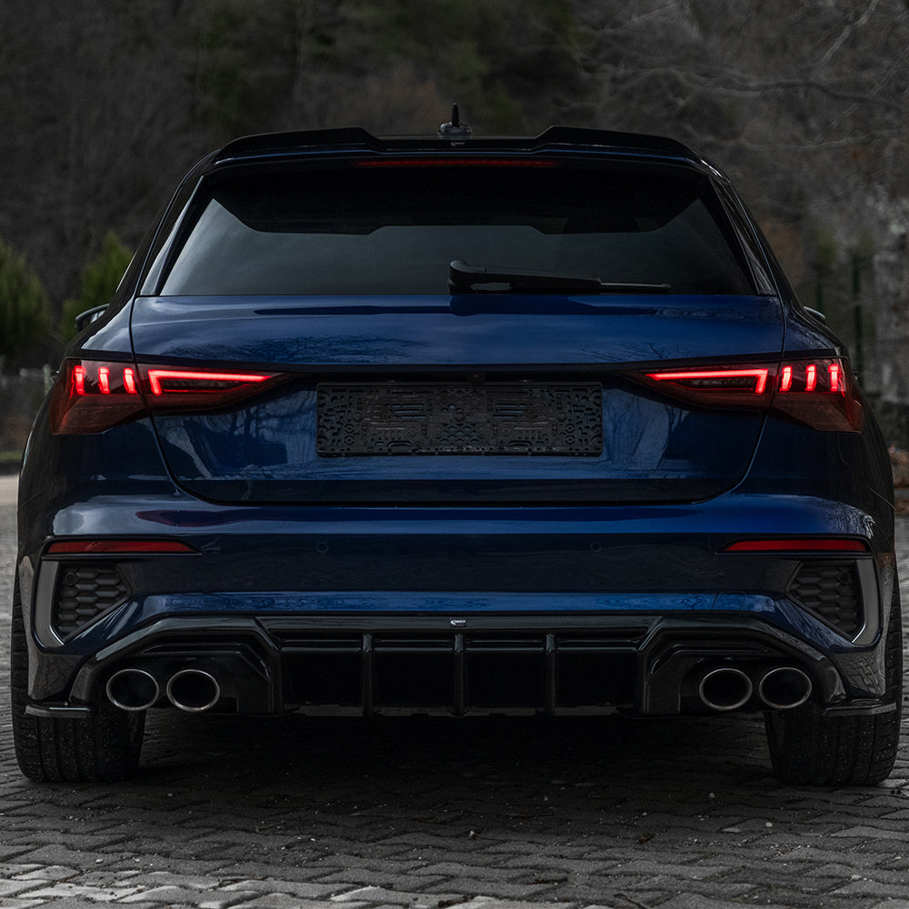 Rear Side Splitters Uyumlu AUDI S3 / A3 S-Line 8Y ( Sportback ) 2020-2024