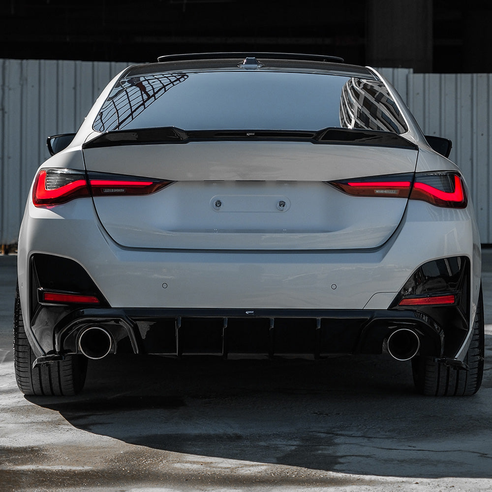 Rear Side Splitters Uyumlu BMW 4 Series G26 Grand Coupe M-Pack / M440i 2021+