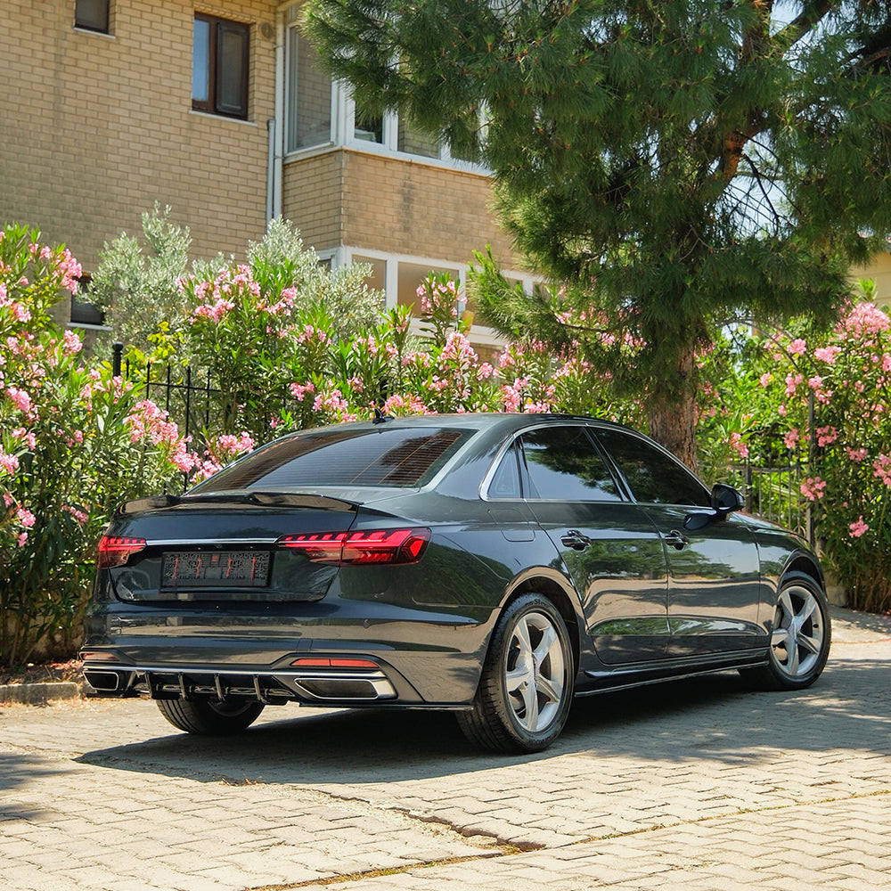 Rear Side Splitters Uyumlu AUDI A4 B9 Makyajlı Kasa 2019-2024