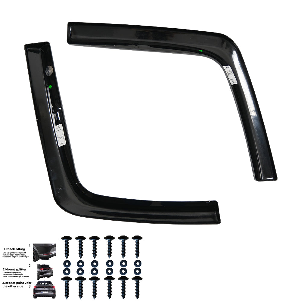 Rear Side Splitters Uyumlu VW VOLKSWAGEN Transporter T7 2024+ / FORD Transit Custom MK2 2023+