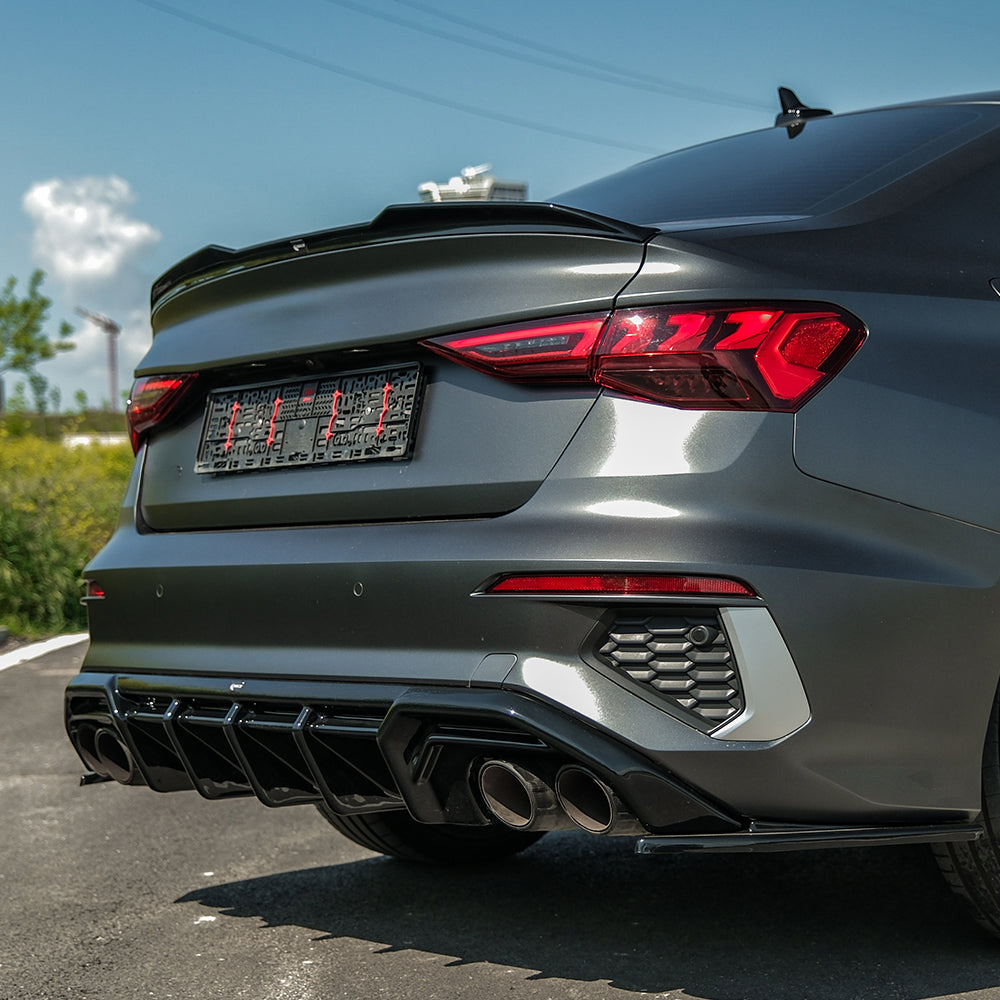 Rear Side Splitters Uyumlu AUDI S3 / A3 S-Line 8Y ( Sedan ) 2020-2024