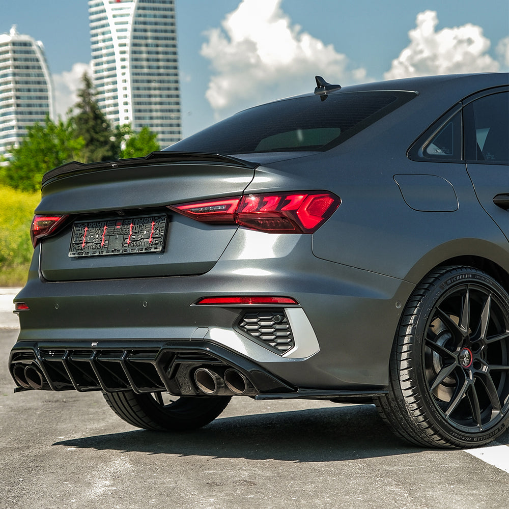 Rear Side Splitters Uyumlu AUDI S3 / A3 S-Line 8Y ( Sedan ) 2020-2024