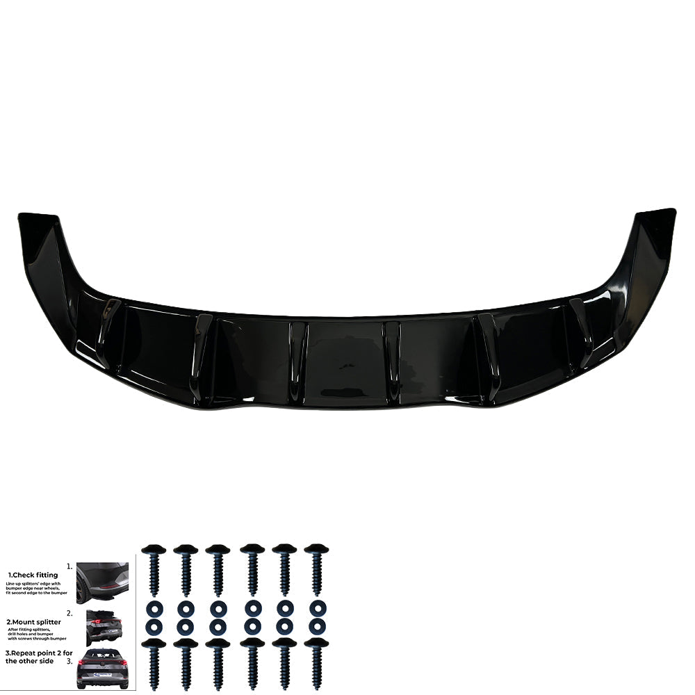 Rear Center Splitter Uyumlu TESLA Model Y 2020-2025