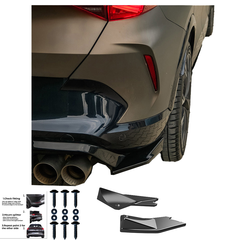 Rear Side Splitters Uyumlu CUPRA Formentor 2020+ v3