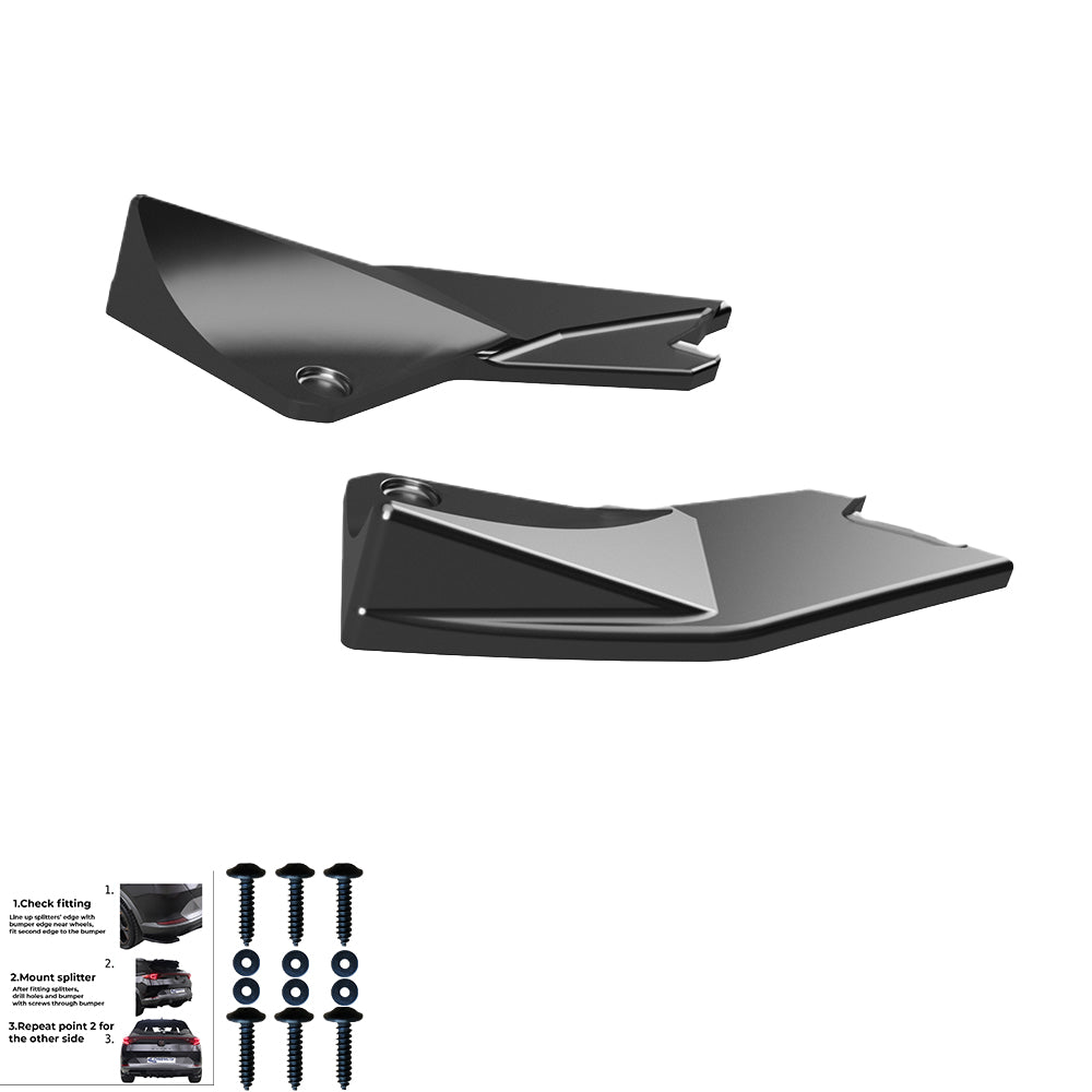 Rear Side Splitters Uyumlu CUPRA Formentor 2020+ v3
