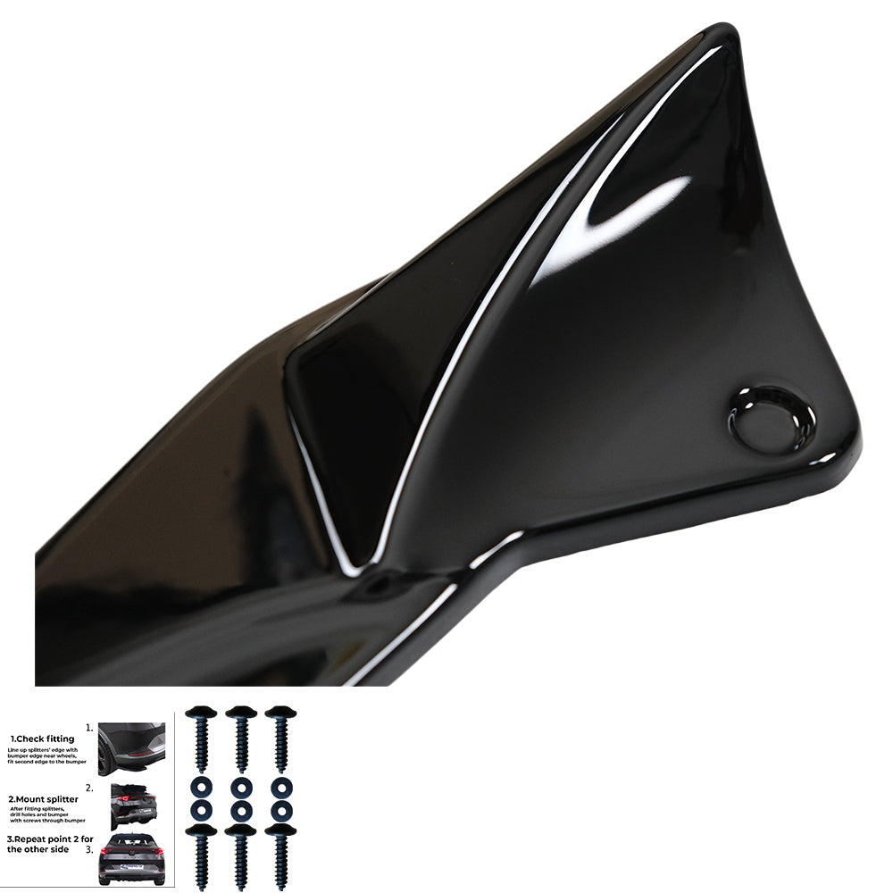 Rear Side Splitters Uyumlu CUPRA Formentor 2020+ v3