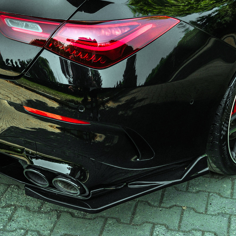 Rear Side Splitters Uyumlu MERCEDES CLA35 / CLA45 Aero Pack C118 2019-2023