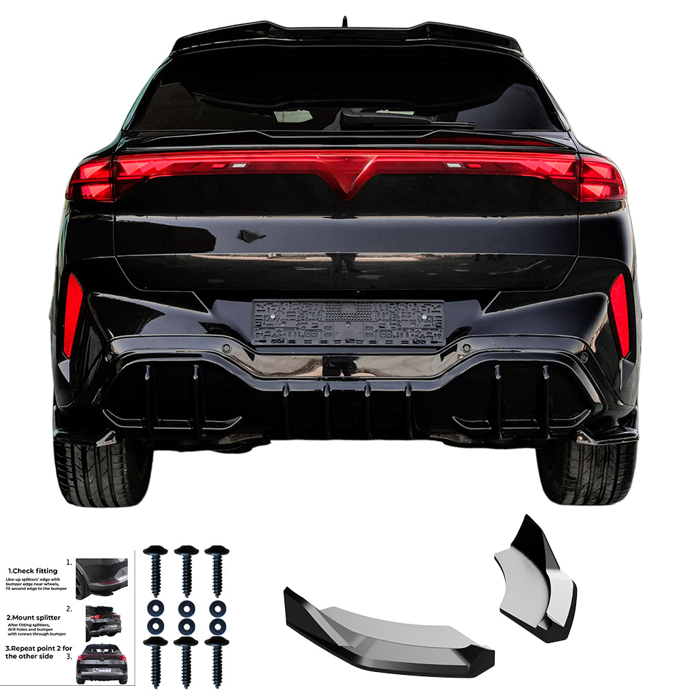 Rear Side Splitters Uyumlu CUPRA Terramar MK1 2025+