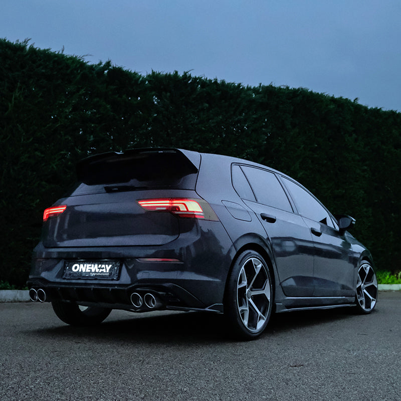 Rear Side Splitters Uyumlu VW VOLKSWAGEN Golf MK8/MK8 Makyajlı Kasa 2019+