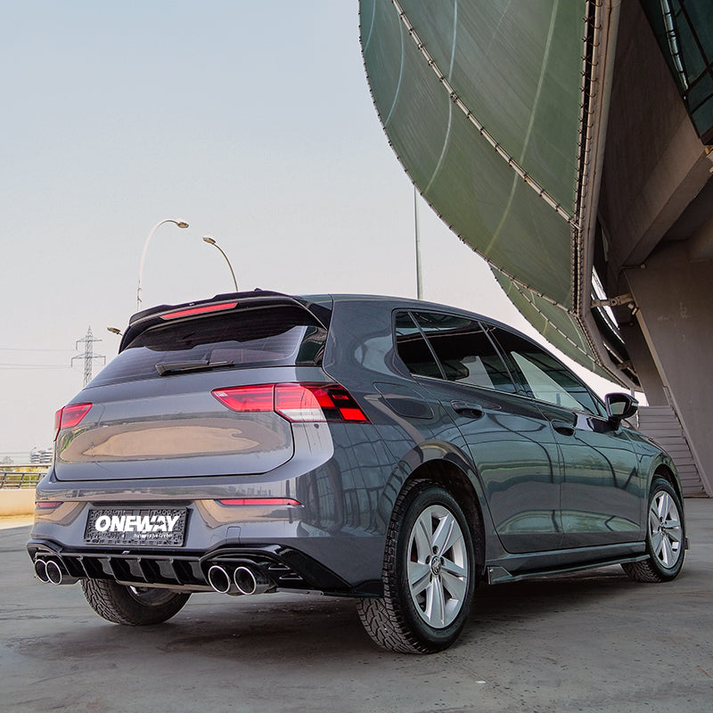 Rear Side Splitters Uyumlu VW VOLKSWAGEN Golf MK8/MK8 Makyajlı Kasa 2019+