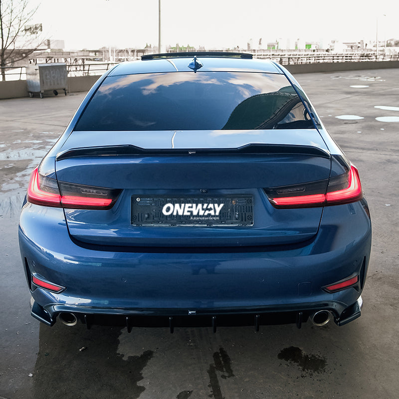Rear Side Splitters Uyumlu BMW 3 Series G20 Sport Line 2018-2022