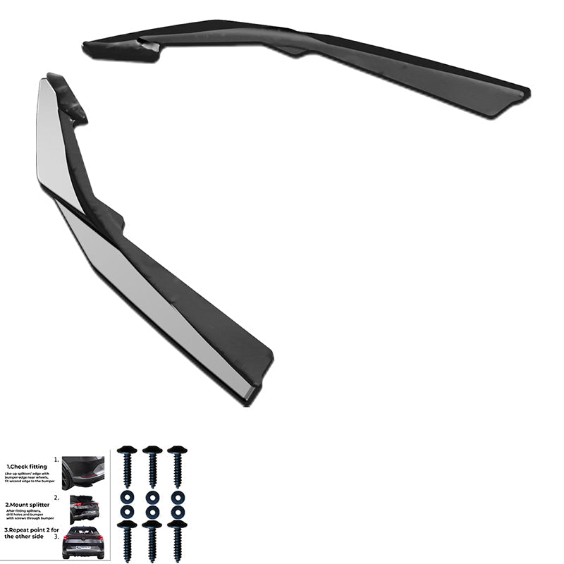 Rear Side Splitters Uyumlu BMW 3 Series G20 Sport Line 2018-2022