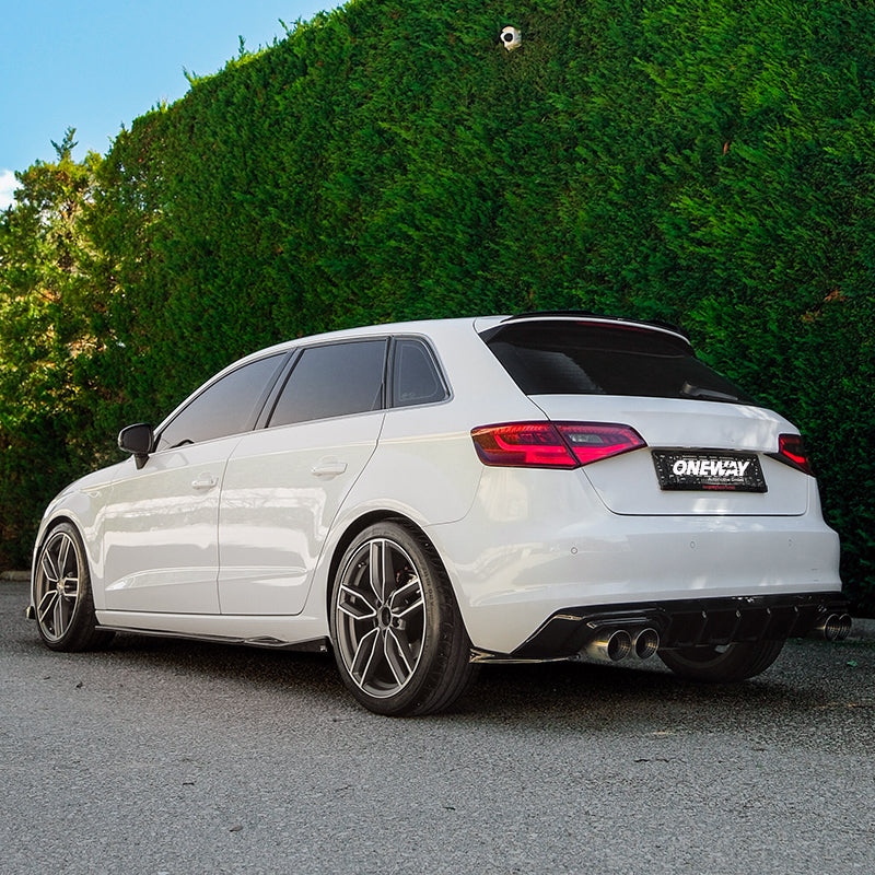 Rear Side Splitters Uyumlu AUDI A3 8V Sportback 2013-2016