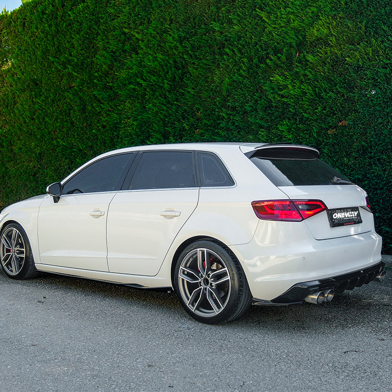 Rear Side Splitters Uyumlu AUDI A3 8V Sportback 2013-2016