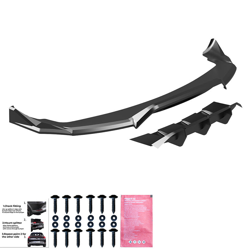 Rear Center Splitter Uyumlu TESLA Model Y MK1 Makyajlı Kasa 2025+