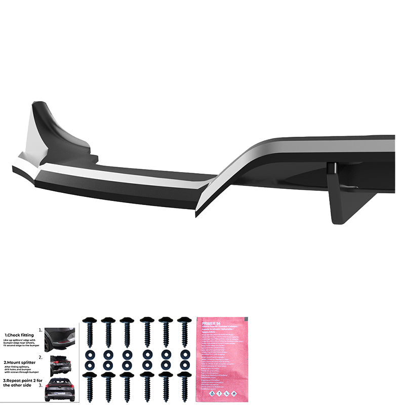 Rear Center Splitter Uyumlu TESLA Model Y MK1 Makyajlı Kasa 2025+