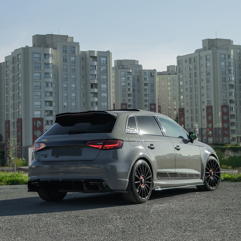 Arka Difüzör Uyumlu AUDI RS3 Sportback 8V 2015-2016