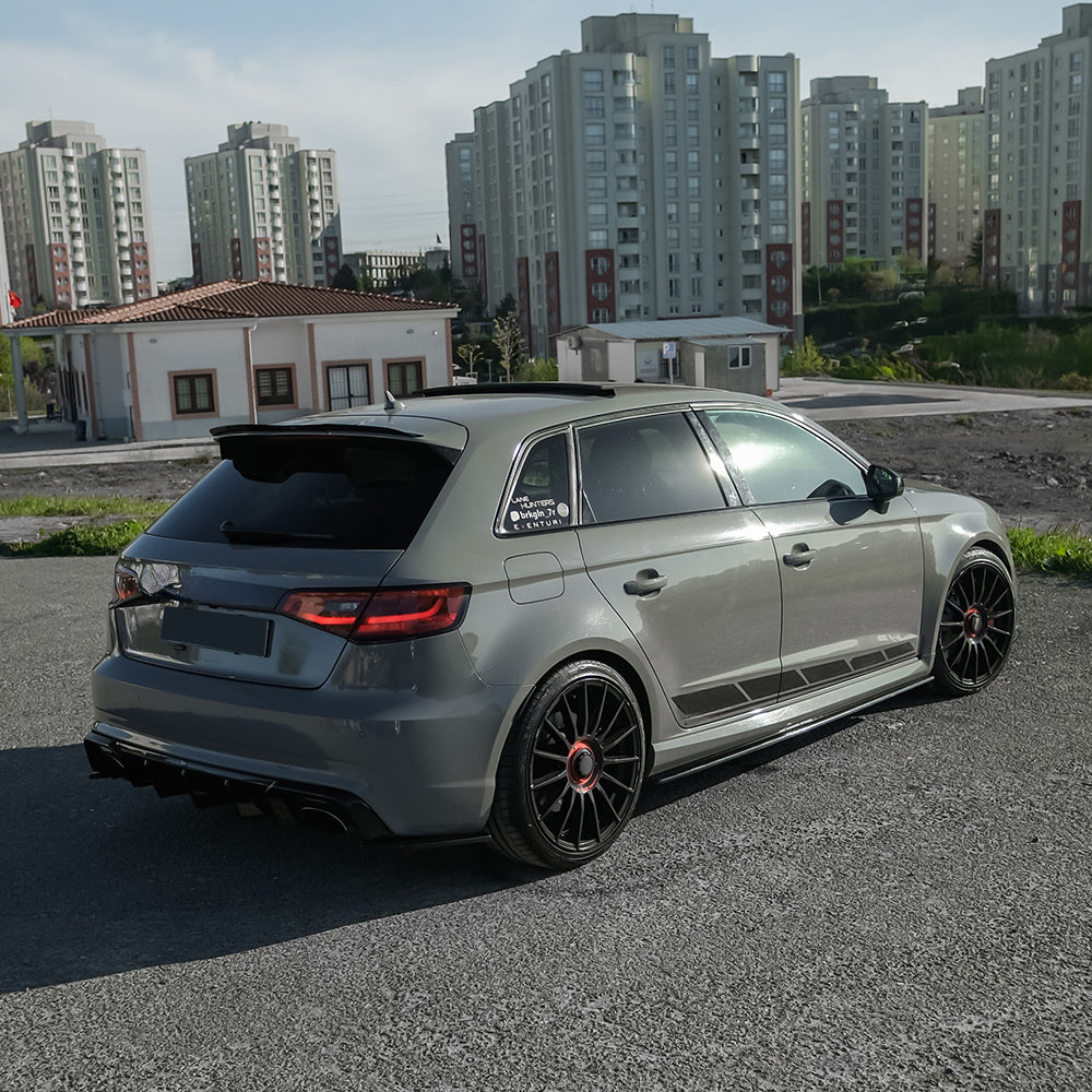 Arka Difüzör Uyumlu AUDI RS3 Sportback 8V 2015-2016