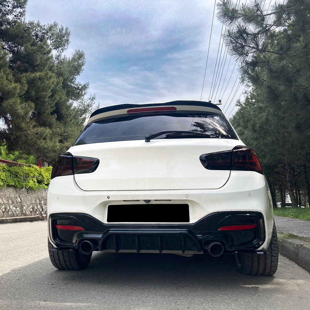 Arka Difüzör Uyumlu BMW 1 Series F20 / F21 Makyajlı Kasa M-Power 2015-2019