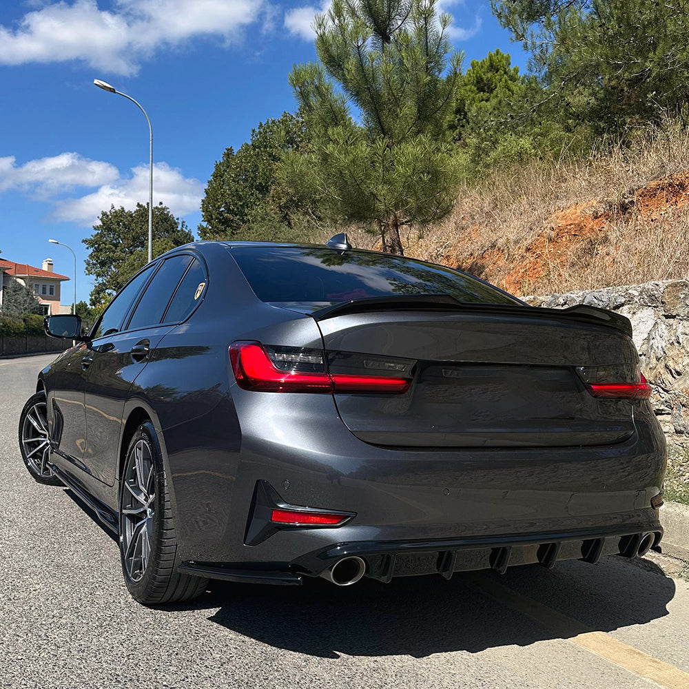 Arka Difüzör Uyumlu BMW 3 Series G20 / G21 Standart/Sport-Line 2018-2021