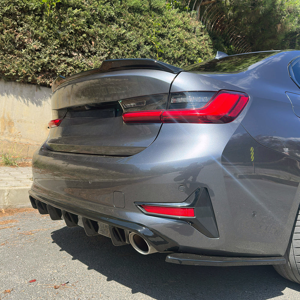 Arka Difüzör Uyumlu BMW 3 Series G20 / G21 Standart/Sport-Line 2018-2021